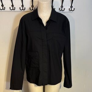 Kit and Ace Black Utility Jacket Size 8